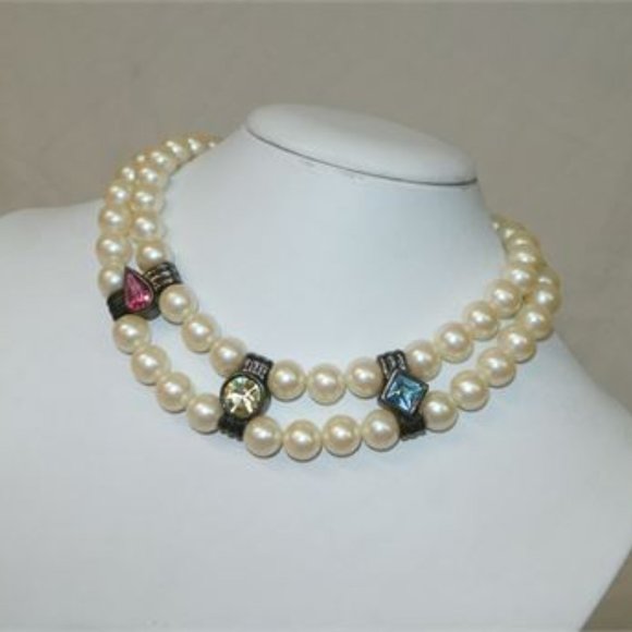 RARE Vintage Givenchy 1977 Necklace Statement Runway - Picture 4 of 8